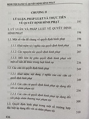 Định Tội Danh và Quyết Định Hình Phạt 