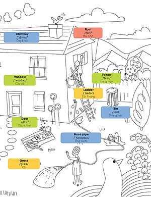 Sách Hello English! - Xin Chào Tiếng Anh! - Tô Màu Cùng Tiếng Anh
