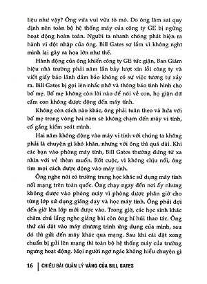 Sách Chiêu Bài Quản Lý Vàng Của Bill Gates