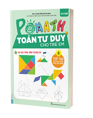  Combo Trọn Bộ Sách PoMath - Toán Tư Duy Cho Trẻ Em 4-6 Tuổi (6 cuốn) 