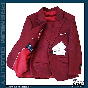 BỘ VEST BÉ TRAI CATRIO PCT120025/23 là bộ complet & veston trẻ em từ 4 tuổi (14kg) đến 11 tuổi (43kg) thuộc BST quần áo trẻ em CATRIO mặc mùa lễ tết, tiệc cưới hỏi, dạ hội, sinh nhật, lễ tốt nghiệp