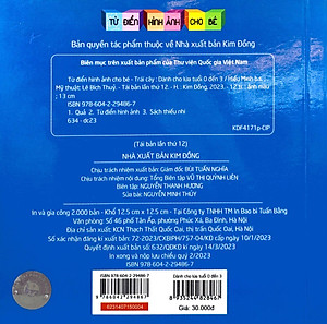Sách Từ Điển Hình Ảnh Cho Bé: Trái Cây (Tái Bản 2019)