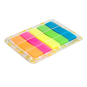 Giấy Phân Trang Deli - Nhiều Màu - 44×12Mm, 5 Màu × 20 Tờ - 1 Tệp - EA10202
