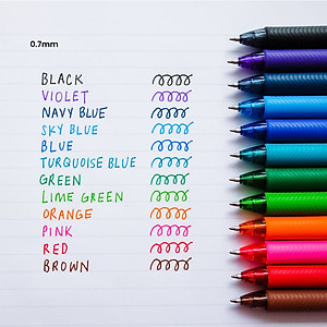 Bút Bi Nước Nhật Bản Mực Gel Pentel Energel BL107 | Trơn Mượt Siêu Nhanh Khô Ngòi 0.7mm (nhiều màu)