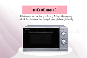 Lò Vi Sóng Sharp R-202VN-S (20L) - Bạc - Hàng chính hãng