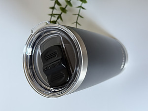 Ly Giữ Nhiệt Nắp Trượt Chống Tràn Rinfere - Tặng Kèm Ống Hút Không Gỉ, Dụng Cụ Vệ Sinh Ông Hút (590ml)