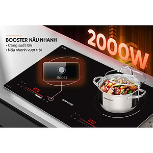 Bếp đôi điện từ hồng ngoại Sunhouse SHB81011-EC - Hàng chính hãng