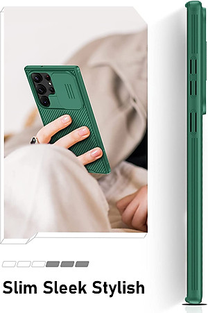 Ốp Lưng Nillkin cho Samsung Galaxy S23 Ultra Với Nắp Trượt Camera bảo vệ , chống shock Nillkin CamShield Pro - Hàng chính hãng