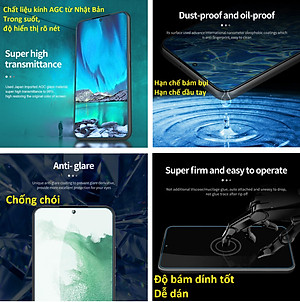 Cường lực full màn hình cho Samsung S22 Series Nillkin Amazing + PRO 0.2mm- Hàng chính hãng