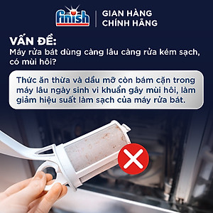 Combo phụ gia: Nước làm bóng 500ml + Dung dịch vệ sinh máy 250ml + Muối rửa chén bát 1kg