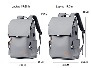 Balo laptop thông minh size 15.6inh và size 17.5inh thời trang công sở cao cấp phong cách mới