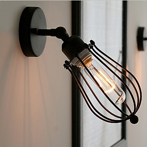  Combo 2 đèn treo tường rọ sắt dáng quả lê TU001 - đèn cao cấp