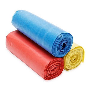 Túi đựng rác lốc 3 cuộn 1kg - Bịch đựng rác 3 cuộn cỡ đại, trung, tiểu