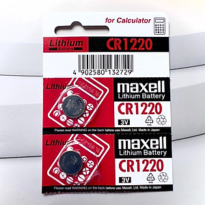 Pin CR1220 Maxell 3V Hàng Chính Hãng Made in Japan 1 Viên
