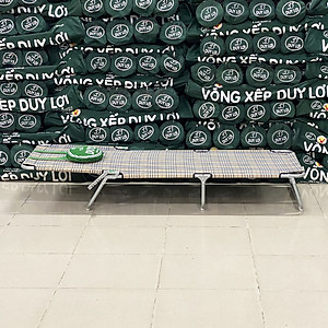 GHẾ - GIƯỜNG XẾP  DUY LỢI INOX CỠ ĐẠI (TẶNG 10 MÓC ÁO KÉP NHỰA CAO CẤP DUY LỢI)