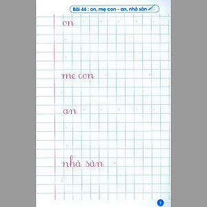 Sách Vở Ô Li Có Mẫu Chữ Lớp 1 Q2 - Luyện Nét Chữ Rèn Nết Người