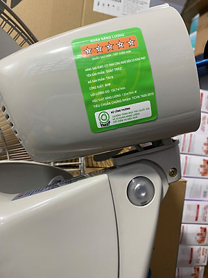 Quạt treo công nghiệp Hali TC-197D công suất 80W, cánh quạt 45cm, 3 tốc độ gió, động cơ êm ái - Hàng chính hãng