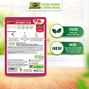 Combo 3 gói Xốt Gia vị hoàn chỉnh Barona - Thịt Nướng Xá Xíu 80gr