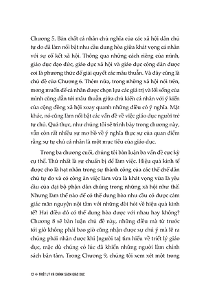 TRIẾT LÝ VÀ CHÍNH SÁCH GIÁO DỤC