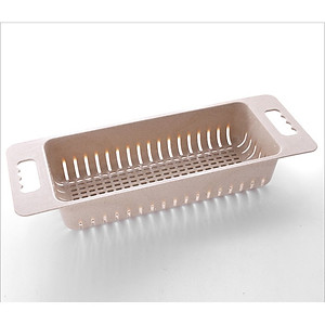 Rổ nhựa gác bồn rửa chén rút gọn