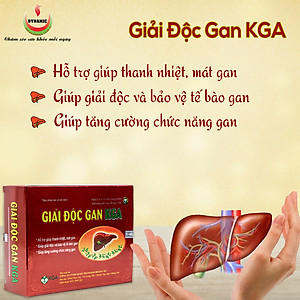 GIẢI ĐỘC GAN KGA - Năng Động - Thanh nhiệt, giải độc, mát gan