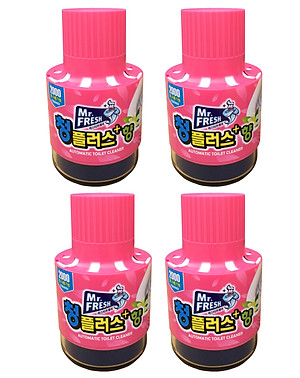 Combo 5 chai tẩy diệt khuẩn bồn cầu, toilet hương hoa ly Mr.Fresh Korea 180g