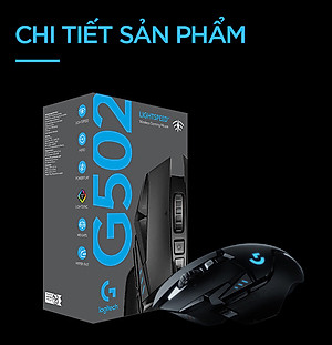 Chuột game không dây Lightspeed Logitech G502 - Hàng chính hãng