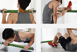 Xà đơn treo tường 2018, tay nắm đệm mút êm ái, có chốt chống xoay xà, thích hợp nhiều cỡ cửa khác nhau, chịu tải 120kg