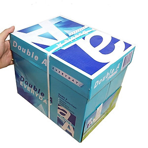 Thùng Giấy Photo A4 70gsm Double A (5 Ream x 500 Tờ)