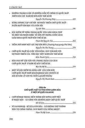 Bộ sách Kỷ Niệm 410 Năm Ngày Ra Đời Chữ Quốc Ngữ 2 Quyển/Bộ