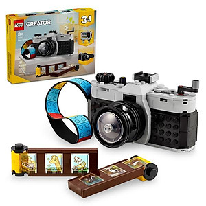 Đồ Chơi Lắp Ráp Máy Ảnh Retro 3 In 1 - Retro Camera - Lego Creator 31147 (261 Mảnh Ghép)
