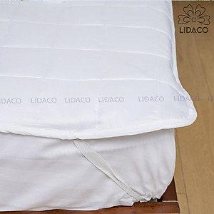 Tấm bảo vệ nệm LIDACO bông tấm trắng đủ size nệm