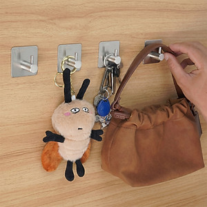 Combo 4 móc dán tường inox 304 HOBBY Home Decor TV160-4 có keo dán