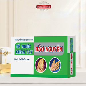 Viên uống tê nhức chân tay xương khớp Bảo Nguyên 30 viên hỗ trợ hỗ trợ chân tay tê nhức, tê mỏi, tê bì, tê cứng, tê buốt, co mỏi, đau nhức xương khớp