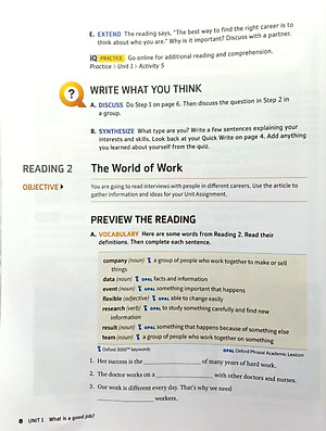 Q: Skills For Success: Level 1: Reading And Writing Student Book With iQ Online Practice - 3rd Edition