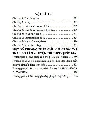 Sổ Tay Vật Lí Trung Học Phổ Thông (Lớp 10 - 11 - 12)