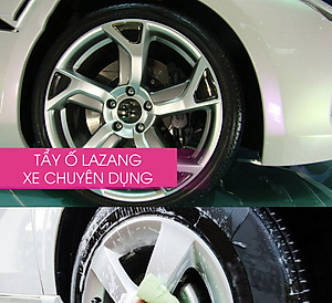 Bình Vệ Sinh Tẩy Ố Lazang Ô Tô - Mâm Vành Xe Flamingo F014 500ml - Hãng Phân Phối Chính Thức