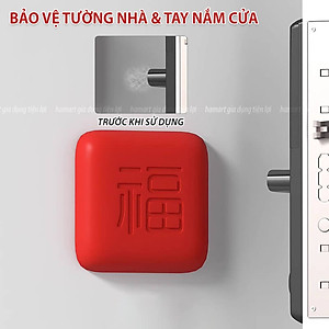 Nút Chống Va Đập Cửa Dán Bảo Vệ Tường Hamart Keo 3M Siêu Dính Silicon Chống Ồn Hiệu Quả