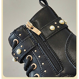 Giày bốt cho bé gái bé trai phong cách Hàn Quốc đẹp diện đi chơi đi tiệc size 26-36 hàng Quảng Châu cao cấp