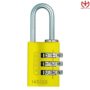 Ổ khóa số ABUS 145/20 thân nhôm rộng 20mm khóa vali hành lý - MSOFT