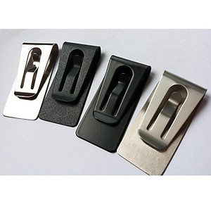 5x Mans Stainless Steel Slim Money Clip Wallet Card Cash Holder Clip Gold
