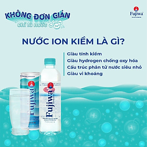 Thùng 20 Chai Nước Uống Ion Kiềm Cao Cấp Đóng Chai Fujiwa 680ml - Nước uống Detox với Công Nghệ Điện Phân Ion Kiềm
