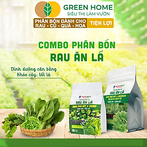 Phân Bón NPK Greenhome, Chuyên Rau Ăn Lá, Củ, Cây Ăn Trái, Hoa, Dinh Dưỡng Cân Đối, Chắc Rễ, Khoẻ Cây, Bông To, Sai Quả
