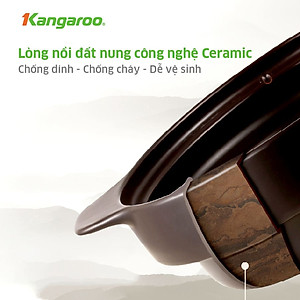 Nồi hầm dưỡng sinh Kangaroo KG3SC1 3 lít - Hàng chính hãng