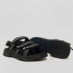 Giày Sandal Nam The Bily 3 Quai Ngang - Màu Xám Thổ Cẩm BL04