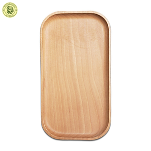 Khay Gỗ Chữ Nhật Dài 24 Cm Rộng 13 Cm Trơn Không Tay Cầm TL79 - Đồ Gỗ Nhà Bếp Thương Hiệu Trường Sơn