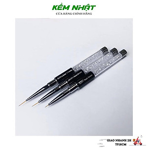 Cọ Vẽ Nét Cán Đá 3 Cỡ 5mm 9mm 11mm