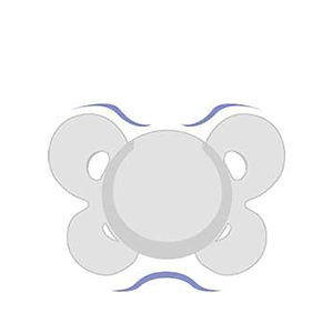 Ty ngậm silicone Chicco Physio Comfort cho bé