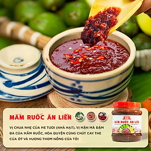 Mắm ruốc ăn liền (ăn thấy me tươi có hột chua chua rất ngon) nguyên liệu tươi thơm ngon đặc biệt Làng Chài Xưa 400g