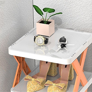 Kệ Để Giày Dép Chữ X Thông Minh Có Thể Tháo Lắp Gấp Gọn - Kệ Nhựa 5 Tầng Cao Cấp Để Đồ Trang Trí Đa Năng Tiện Dụng - Giao Mầu Ngẫu Nhiên
